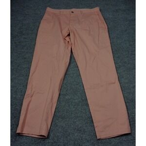 Fabletics Pants Mens Pink 35x32 High Side Chino Pockets Modern Classic